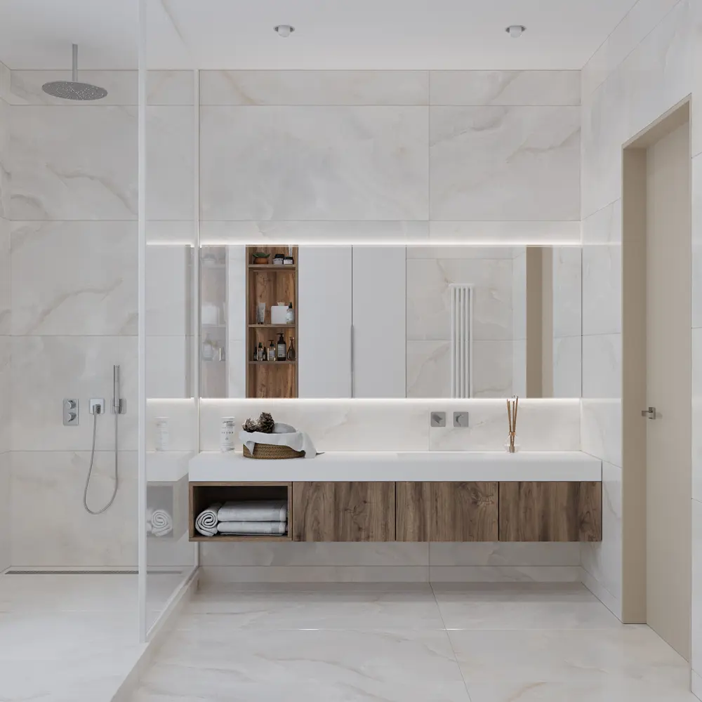 Керамогранит 60x120 ag onice beige бежевый п 1.44 м² 89417062 STLM-2131471 Santreyd ABGRES - Вид №3