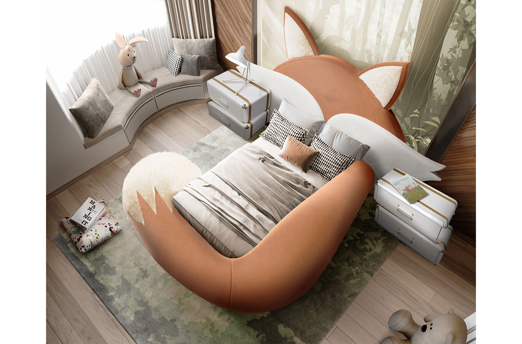 CIST159 Детская односпальная кровать Викси Circu  - Вид №12