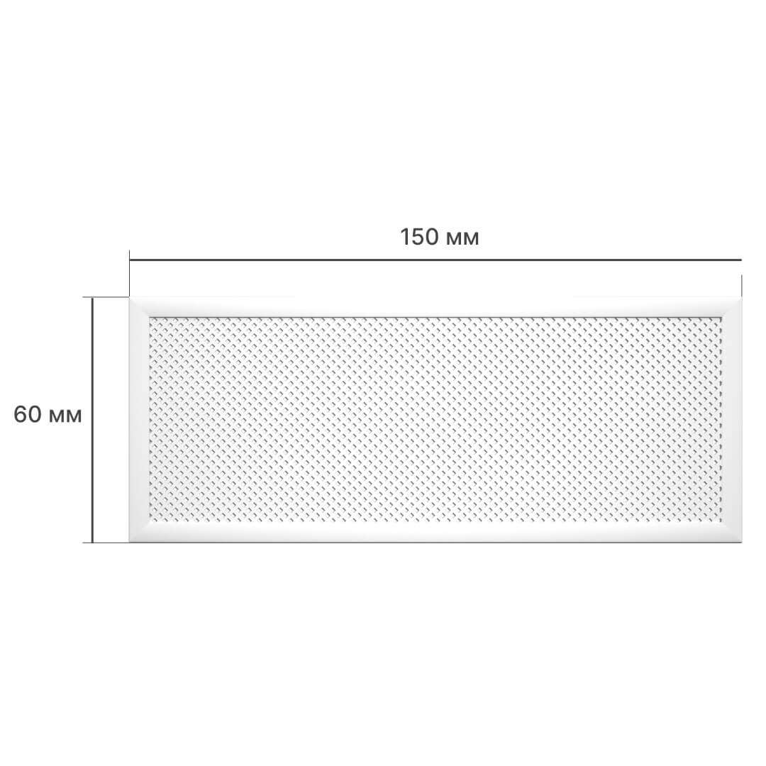 Экран для радиатора 150х60 см Глория белый STELLA STSR-1095 Standart - Вид №2