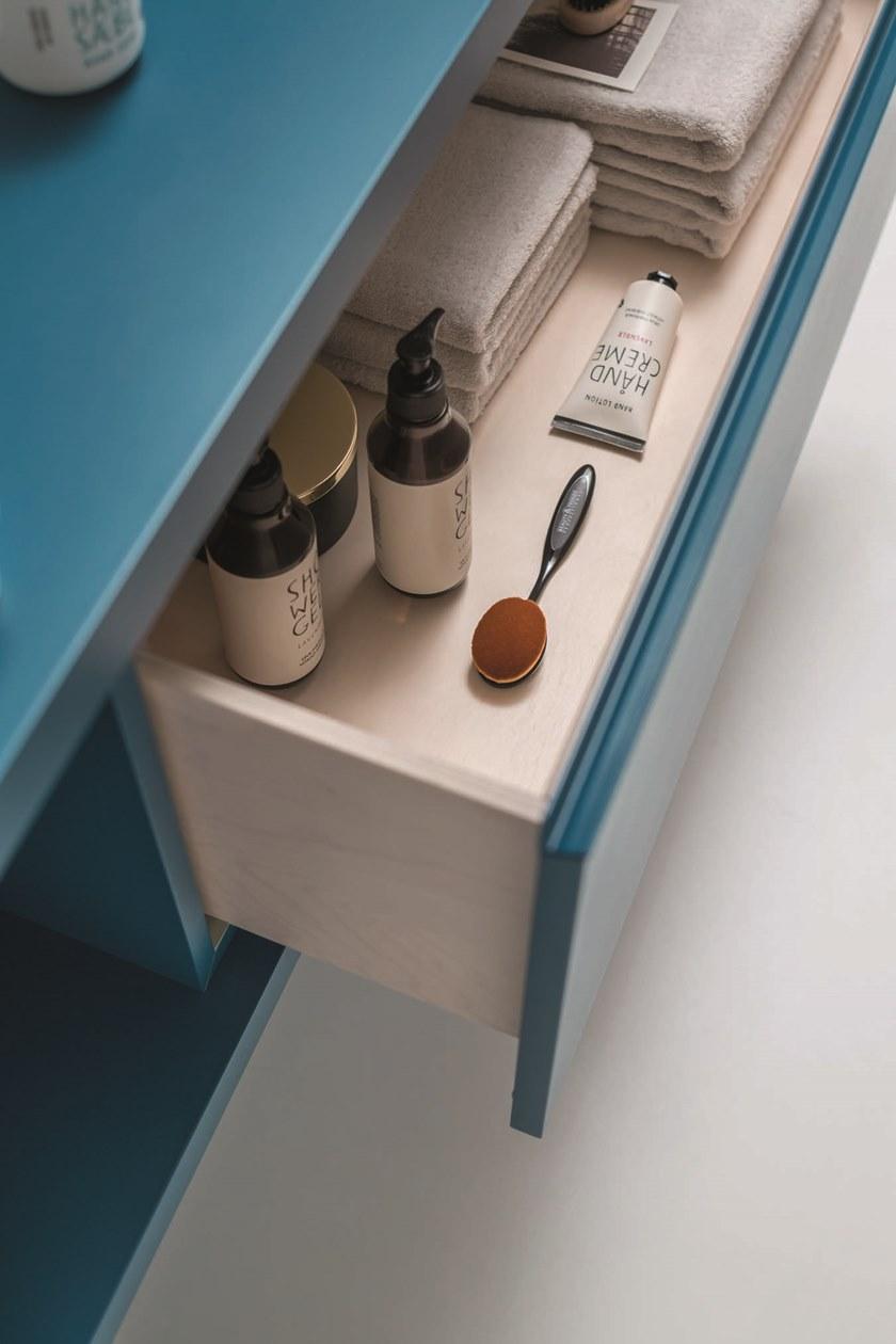 ARBLU Подвесная тумба под умывальник с ящиками Tulip sun-id-1386808 - Вид №5