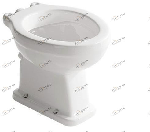 Приставной унитаз напольный Белый Galassia Comunità e disabilità Италия sun-id-1405752