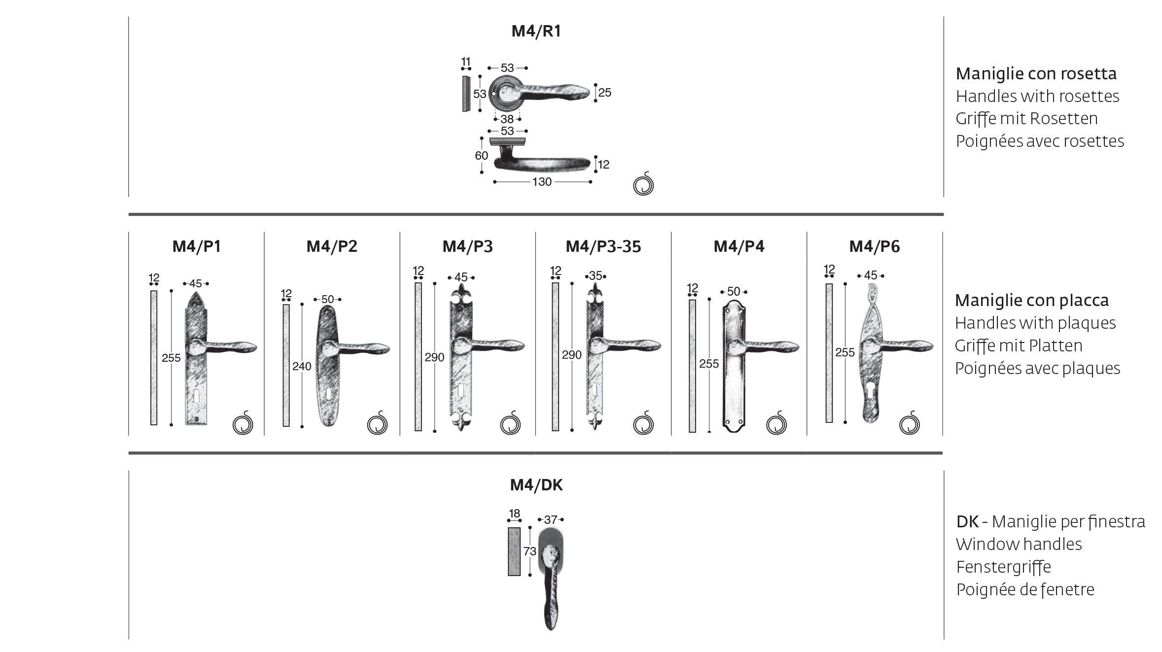 Бронзовая оконная ручка DK GIARA ART DESIGN-BRONZE Move ARCH-00065239 - Вид №2