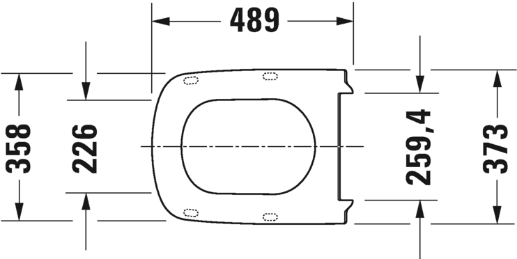 0060590000 Крышка сиденье для унитаза Duravit Durastyle - Вид №3