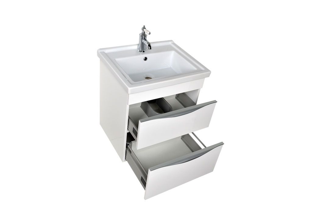 Тумба под раковину Aquanet Эвора 60 белый sun-id-275460 - Вид №5