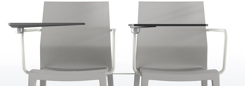 IBEBI Штабелируемый пластиковый стул с подлокотниками Hoth sun-id-1449495 - Вид №3