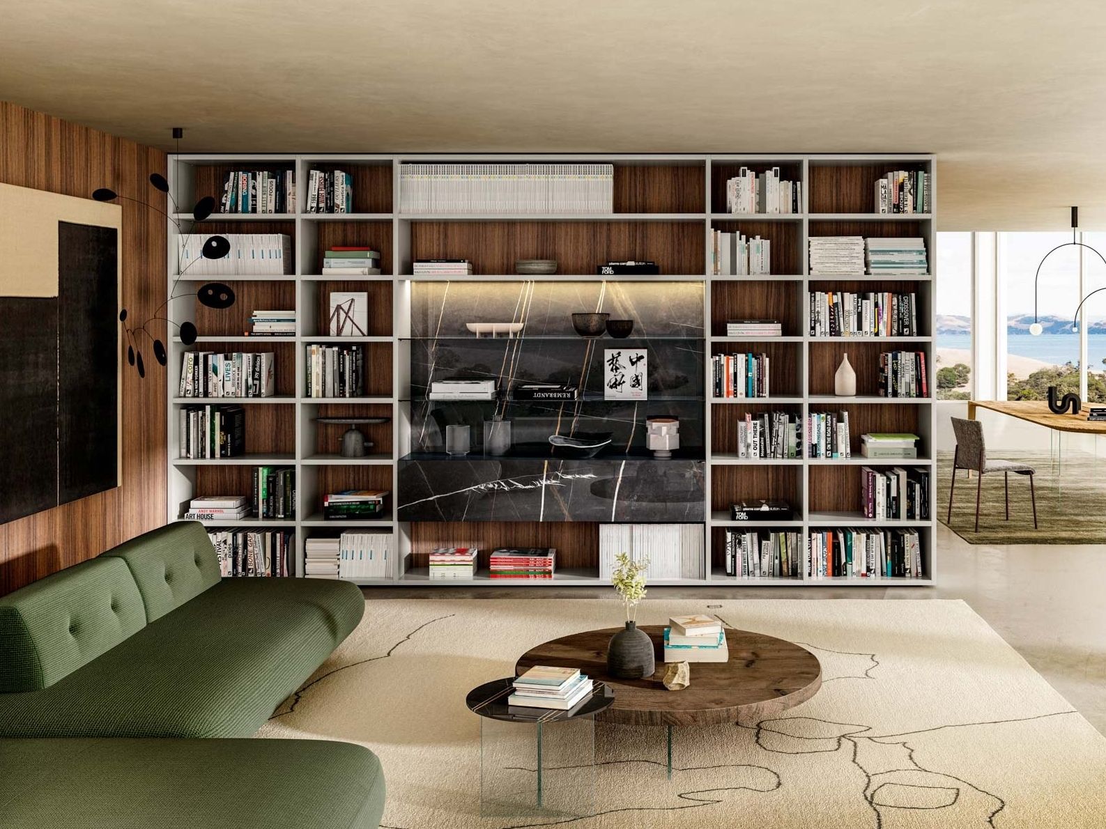 Секционная библиотека Lago 30MM - 1211 ARCH-00152073 - Вид №1