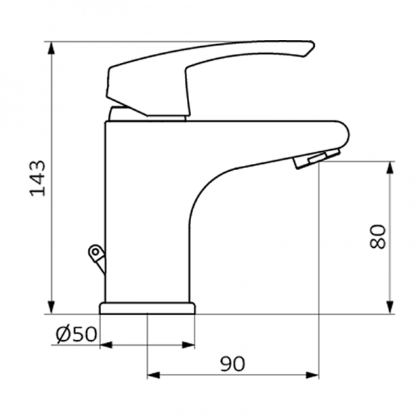 Смеситель для раковины TEN PRO GRB MIXERS 10531500  - Вид №1