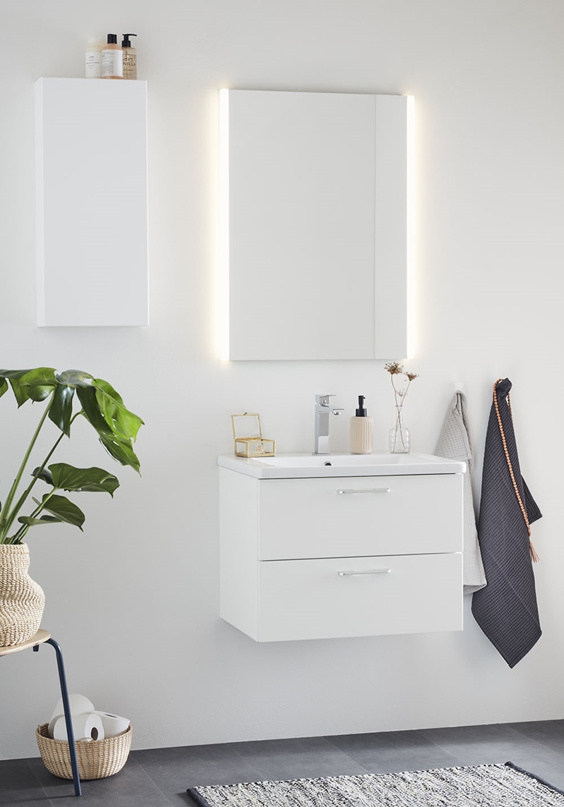 320130 Настенный Шкаф Flex City / Studio White Mat Noro  Белый  - Вид №3