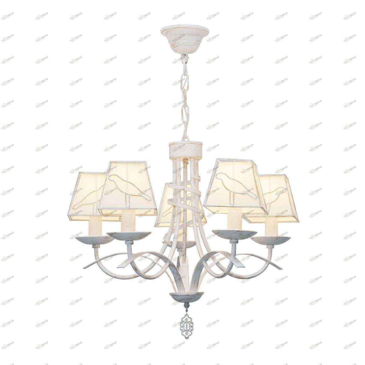 Подвесная люстра Toplight Grace TL1139-5H TOPLIGHT ДИЗАЙНЕРСКИЕ, GRACE 187786 Белый 