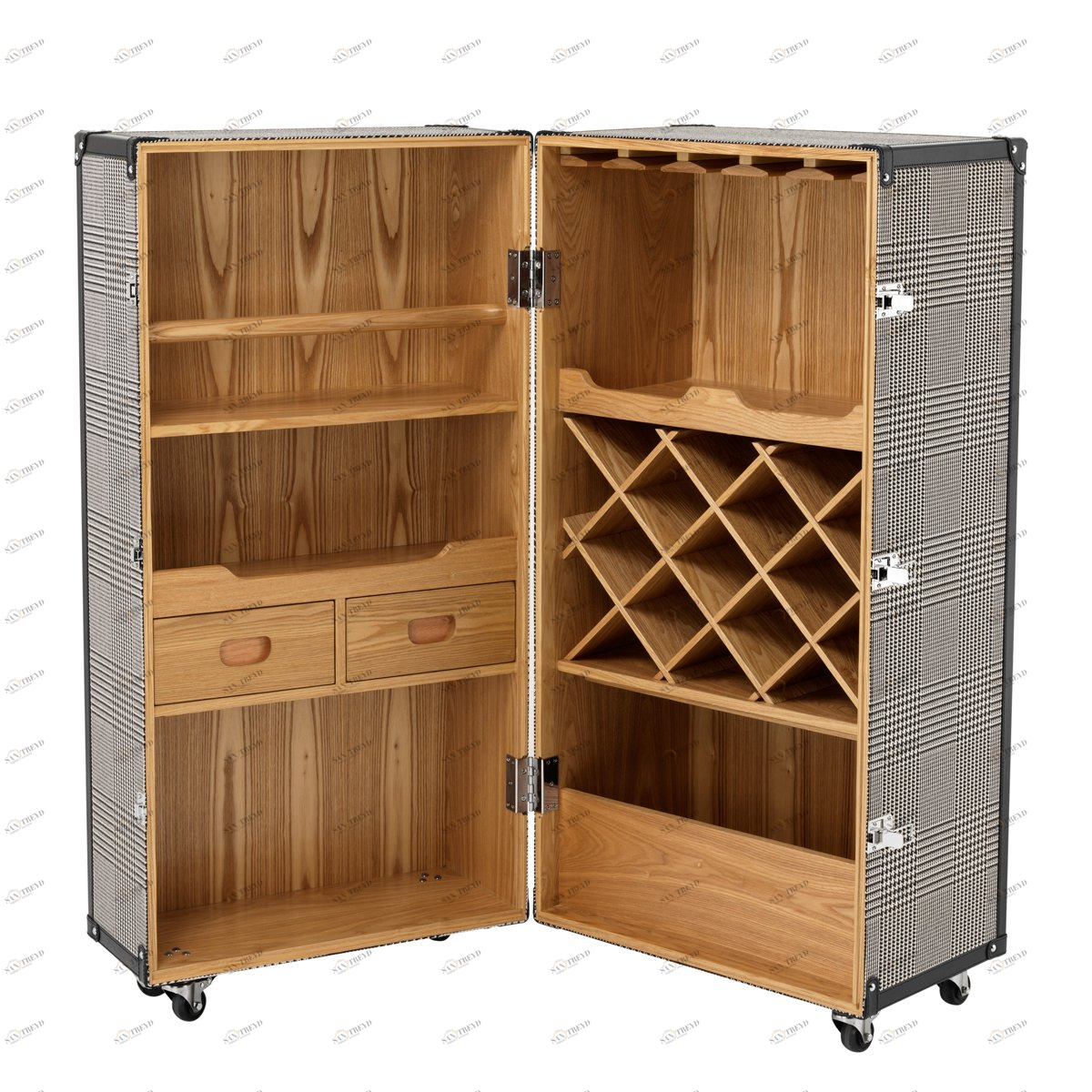 Винный шкаф-сундук серый Martini Bianco от Eichholtz EICHHOLTZ EICHHOLTZ 060702 Серый 