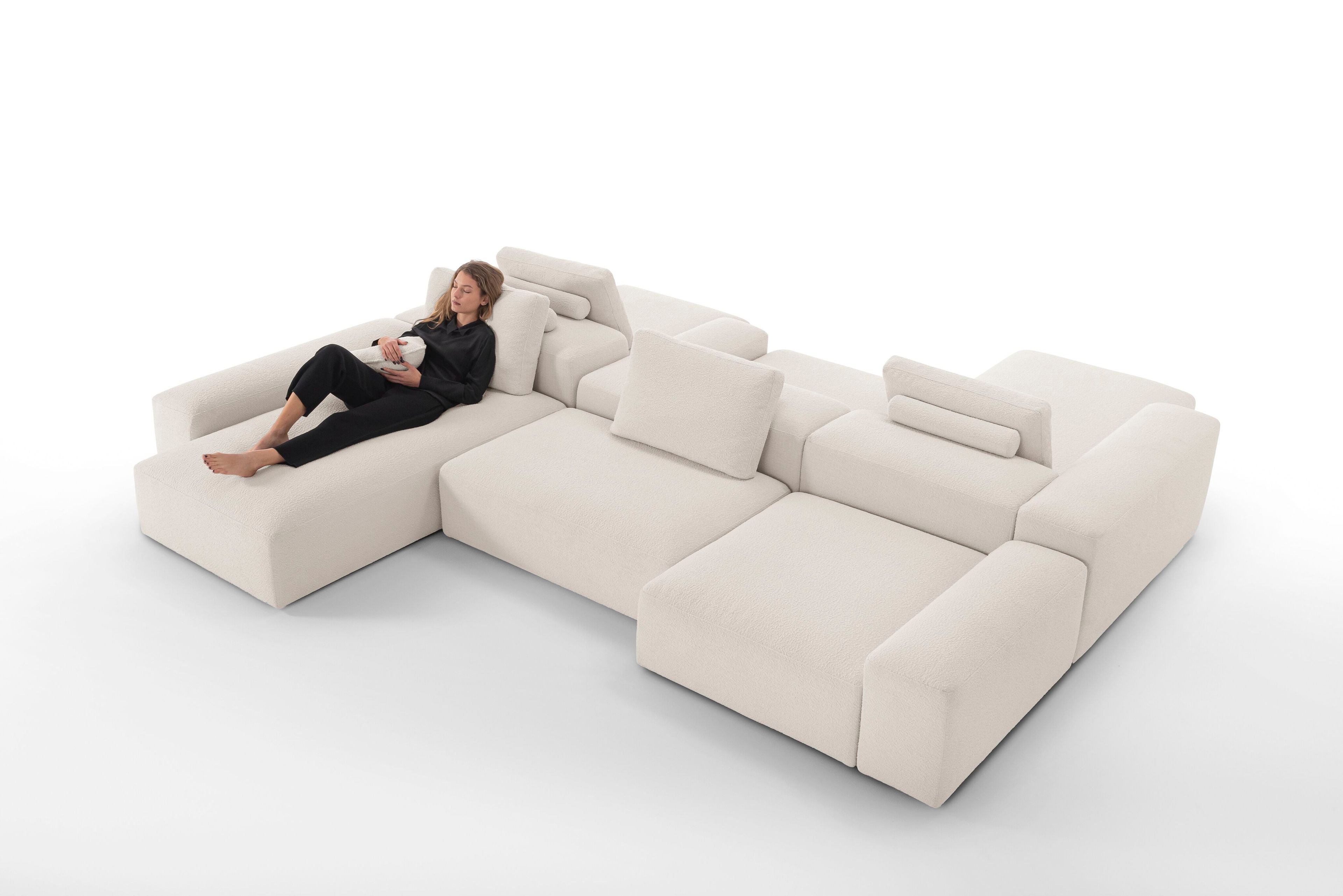 Секционный диван из ткани Felis Softliving ARCH-00129186 - Вид №12