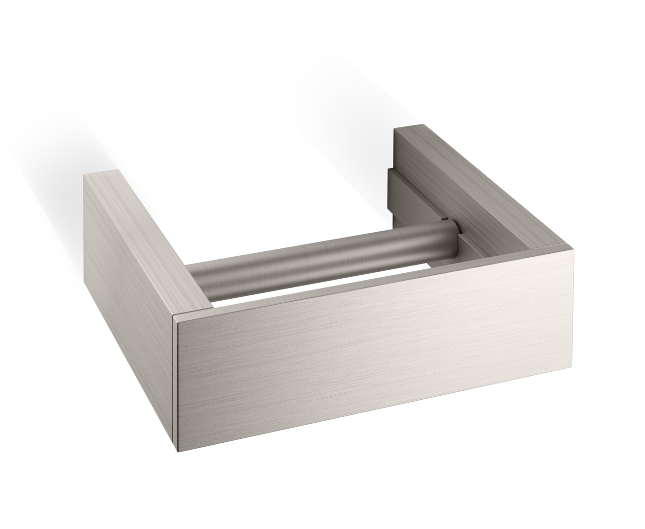 Держатель туалетной бумаги BK TPH5 DECOR WALTHER Хром 590600 Brick - Вид №1