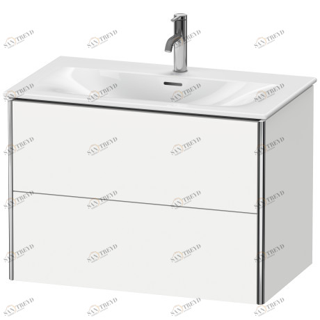 XS432401818 XSquare Тумбочка подвесная Белый матовый, декор Duravit