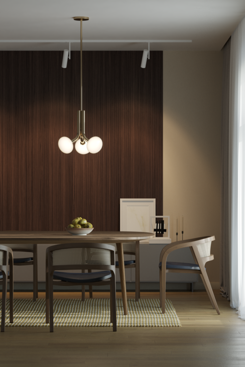 Стеновая 3D панель из реек  AP122507.94 HANNAHHOLZ  - Вид №2