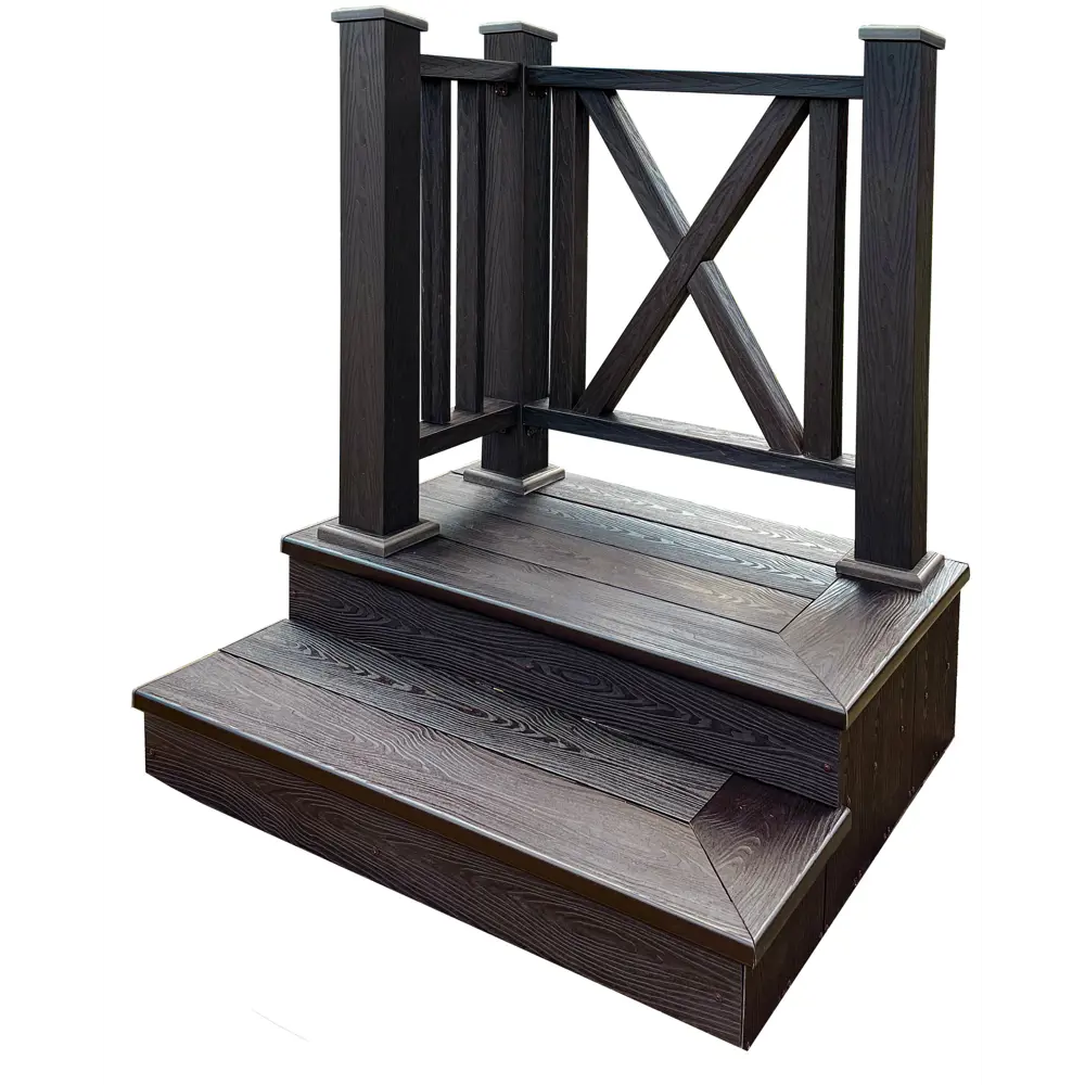 Столб T-Decks для модульных ограждений 100×100×3000 мм венге 88779119 STLM-1014811 - Вид №8