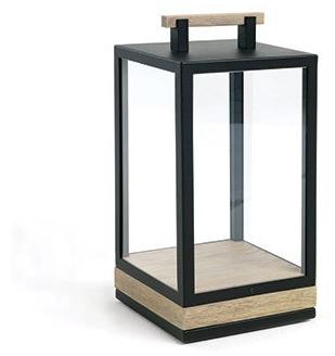 Ethimo Аккумуляторная настольная лампа из тикового дерева Carrè Carré sun-id-1384501 - Вид №1