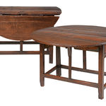 SOR27473 Приставной столик из примитивного дуба Gateleg ijlbrown  - Вид №11