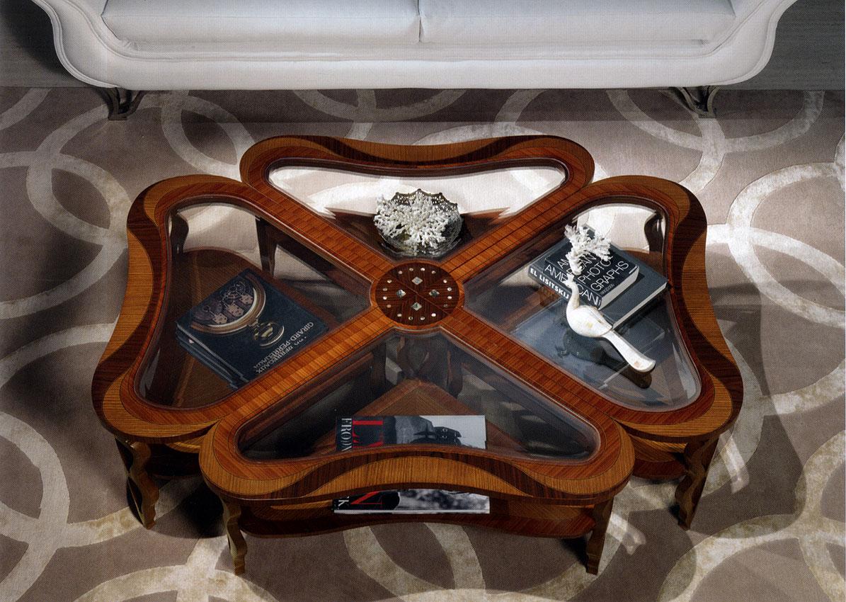 Стол журнальный Quadrifoglio CARPANELLI TL 38 + TL 39 