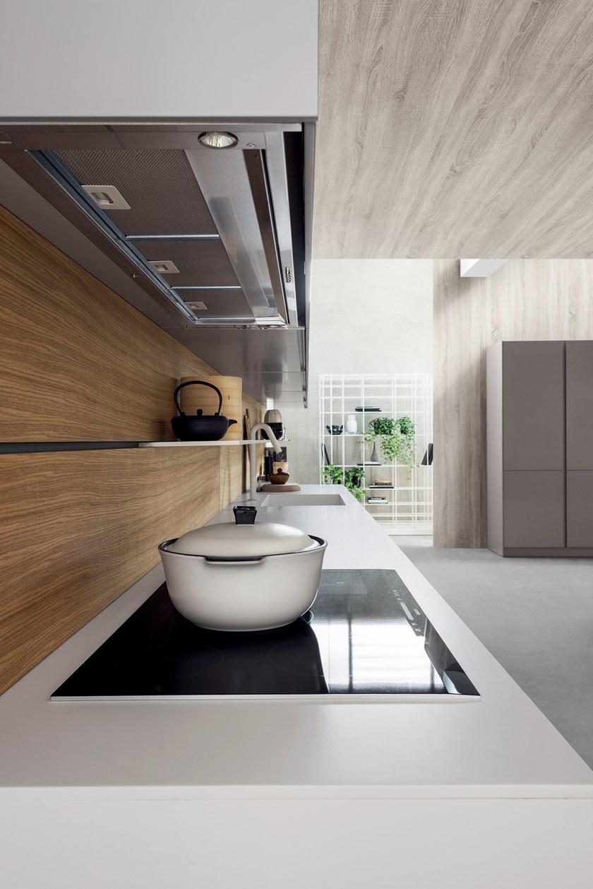 TM Italia Cucine Линейная лакированная кухня K6 sun-id-1504939 - Вид №3