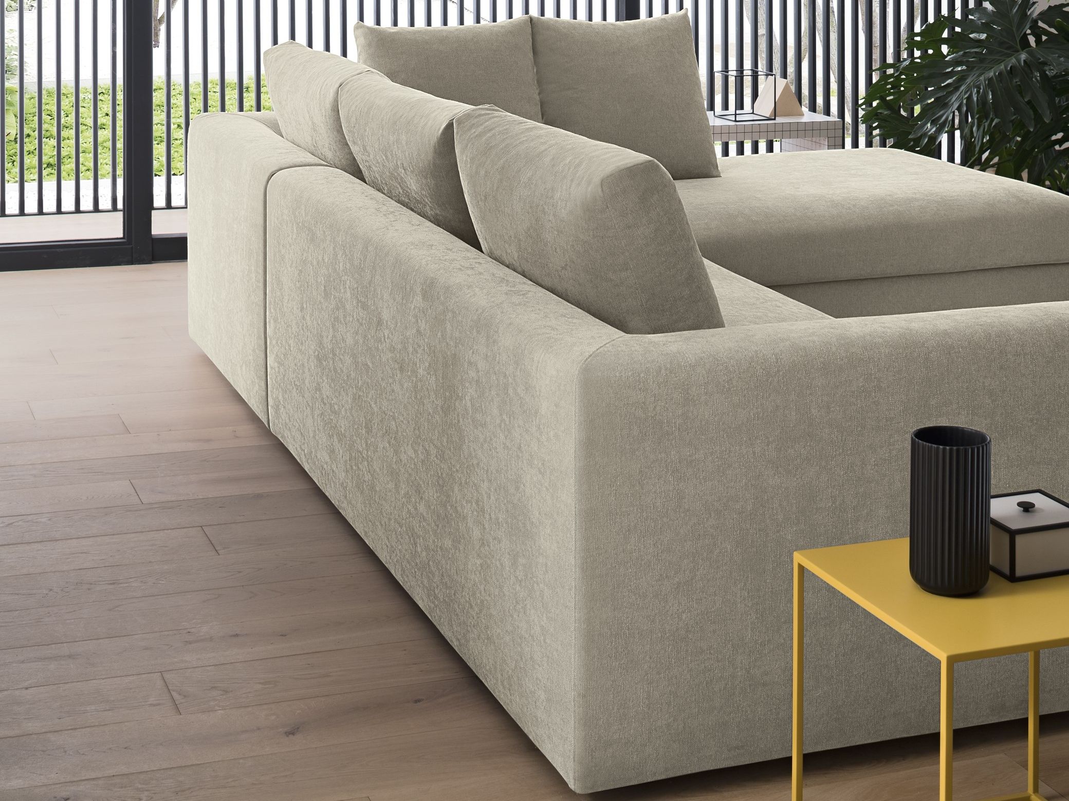 Двуспальный диван-кровать из ткани Felis Day &amp ARCH-00141564 - Вид №3