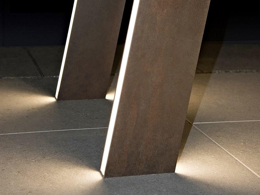 Aldabra Светодиодный столбик из стали и керлита Stecco sun-id-1372162 - Вид №2