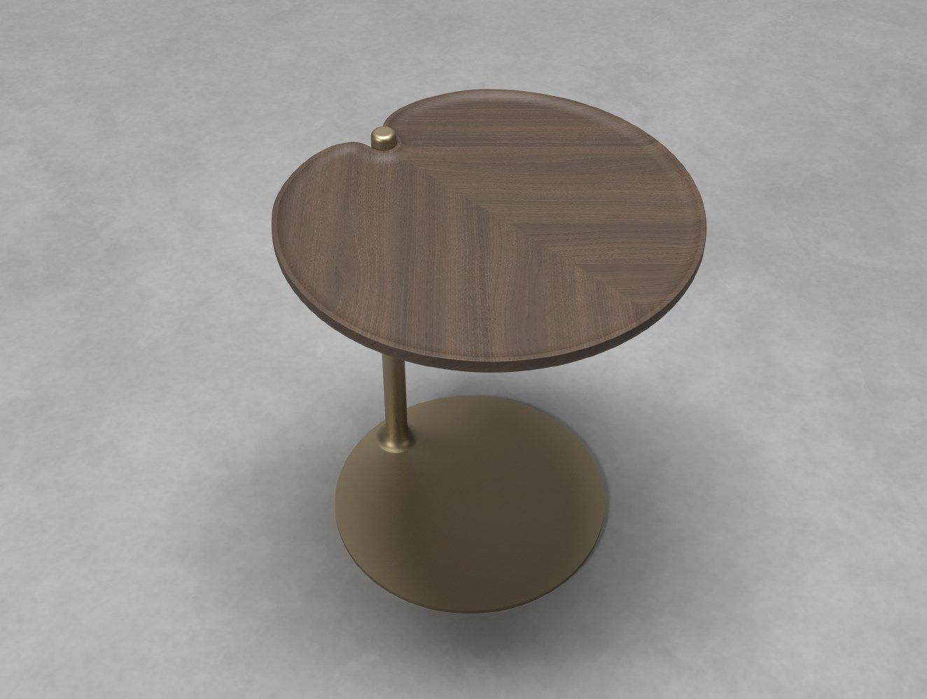 Круглый деревянный журнальный столик PER/USE Leaf ARCH-00141721 - Вид №1