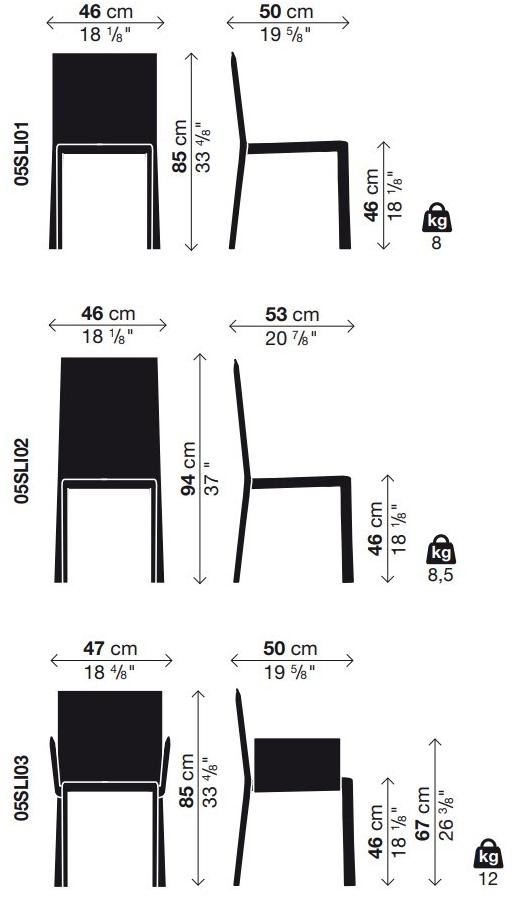 Kristalia Кожаное кресло Slim sun-id-1376690 - Вид №6