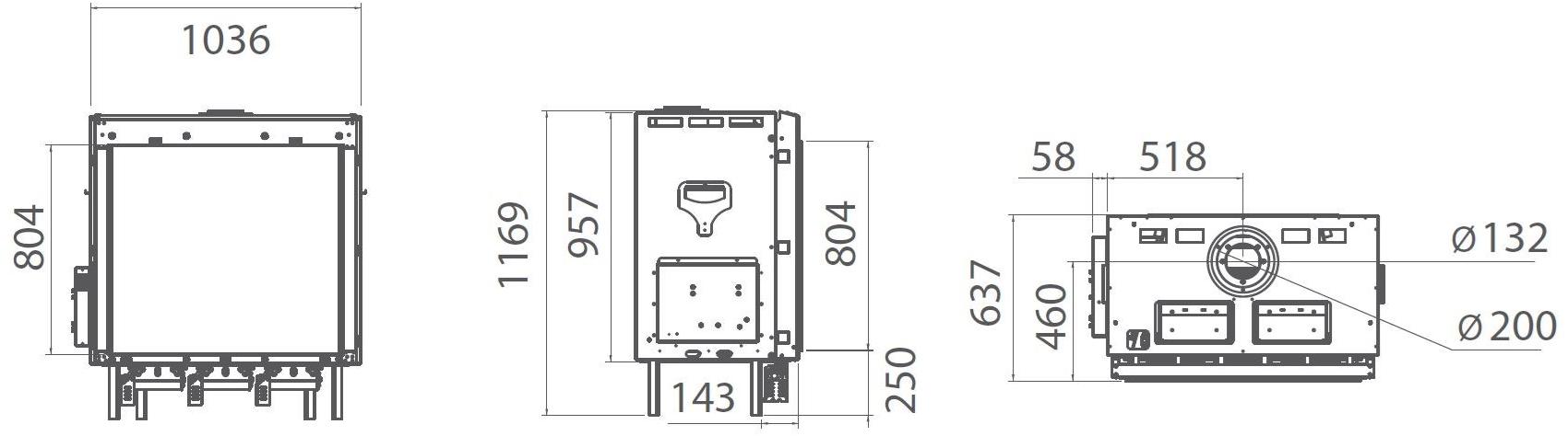 BRITISH FIRES Закрытый газовый камин с дистанционным управлением sun-id-1514475 - Вид №1
