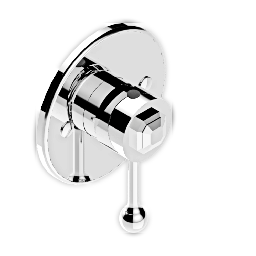 A57-6540B Внешняя часть смесителя для душа однорычажного встраиваемого в стену 06540 Thg-paris Tradition Хром A57 6540B  A02 CAT.A