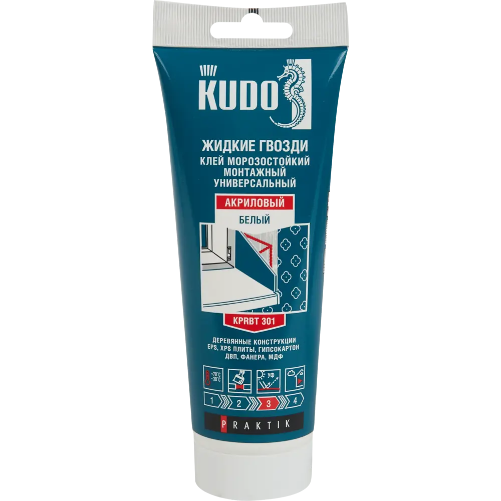KUDO Praktik - Универсальный монтажный клей для интерьера 200 мл 84579935 STLM-0052276 - Вид №1