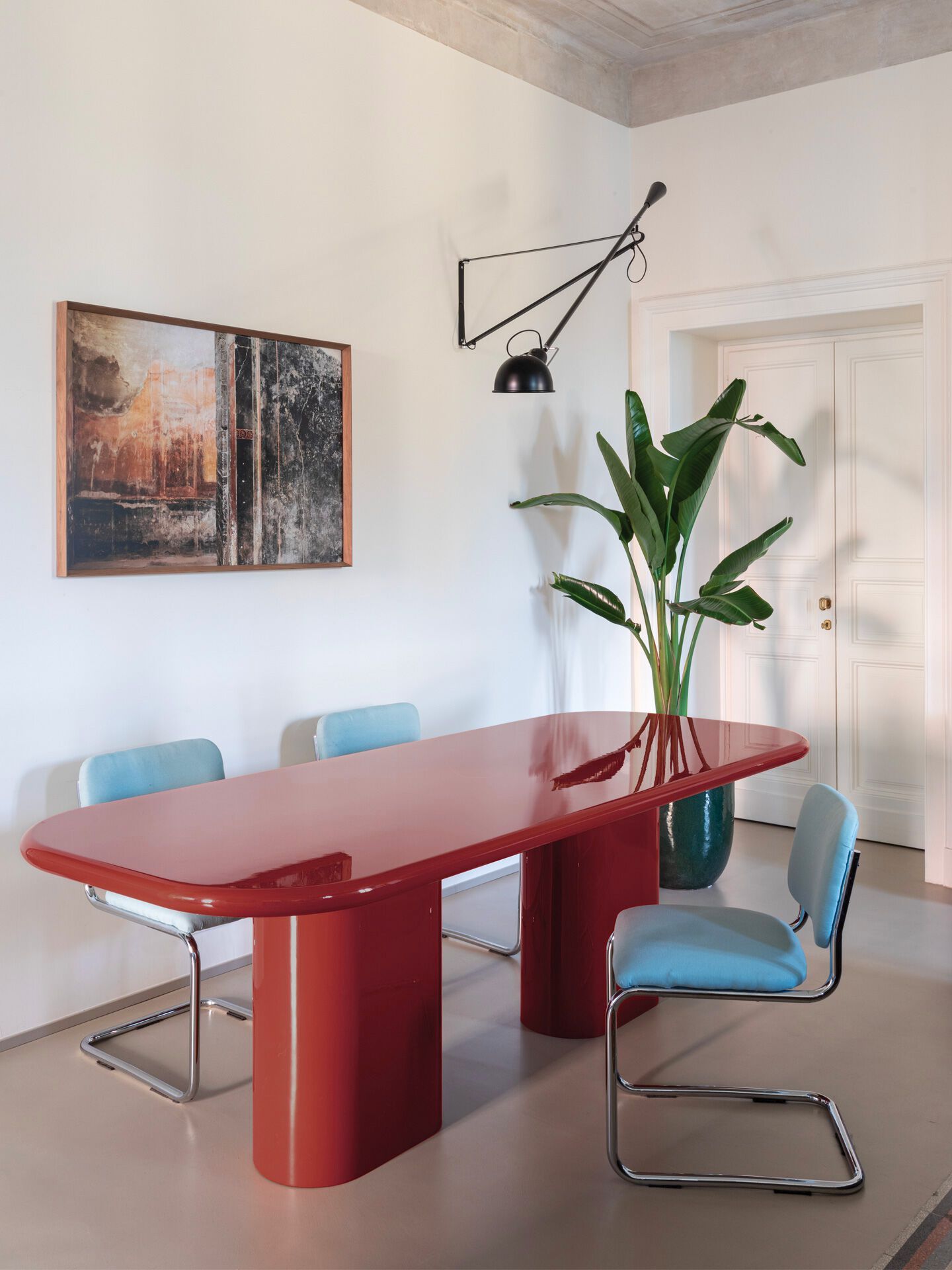 Прямоугольный обеденный стол из МДФ Punto Zero Franca e Allegra ARCH-00088235 - Вид №7