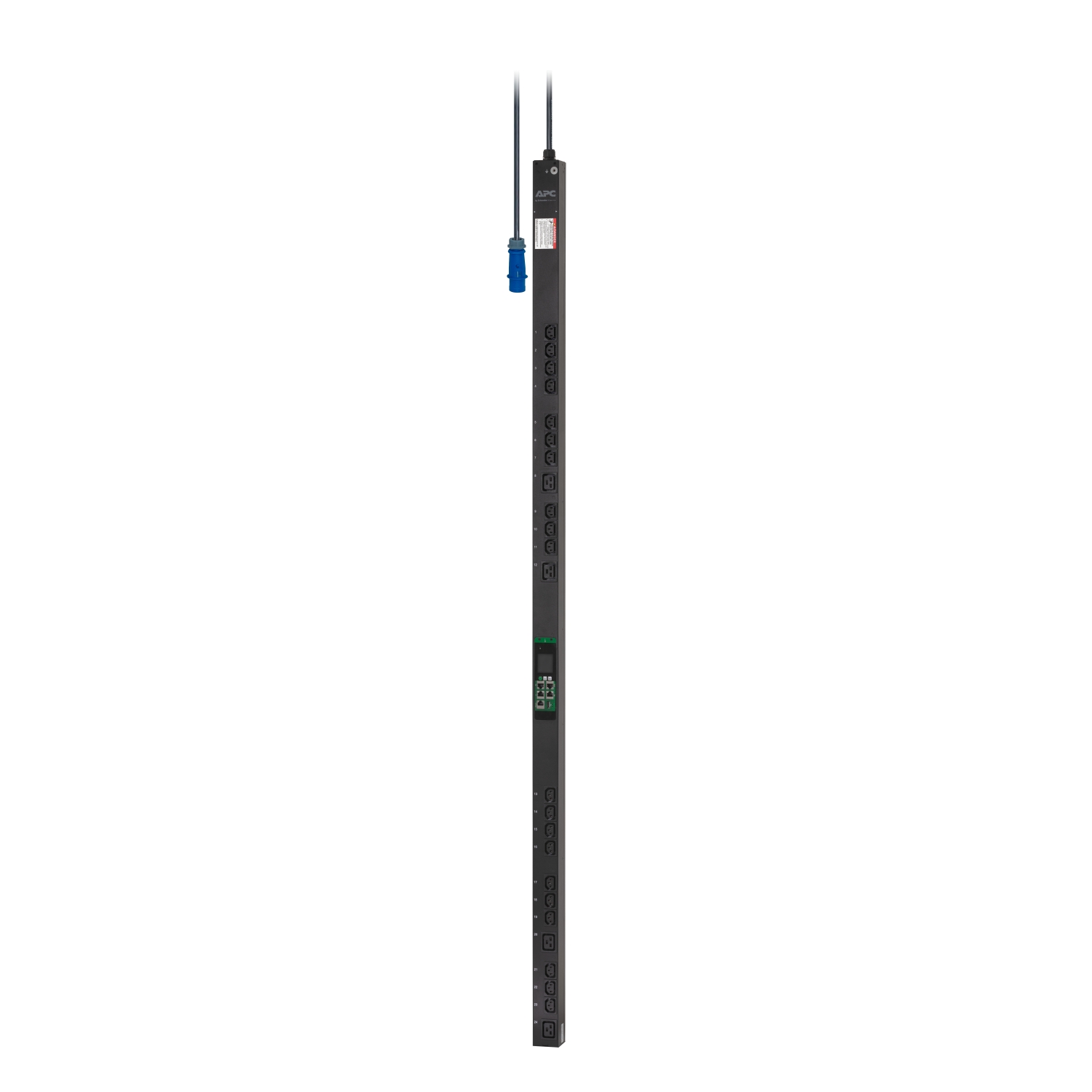 EPDU1116MBO EasyPDU, Metered-by-Outlet, ZeroU, 16A, 230V, (20) C13 & (4) C19 Schneider Electric 