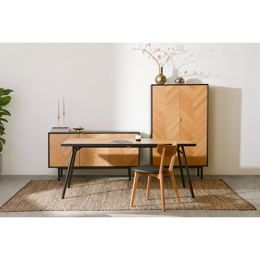 26880200 Стул , pero, pu-кожа, черный Unique Furniture  - Вид №7