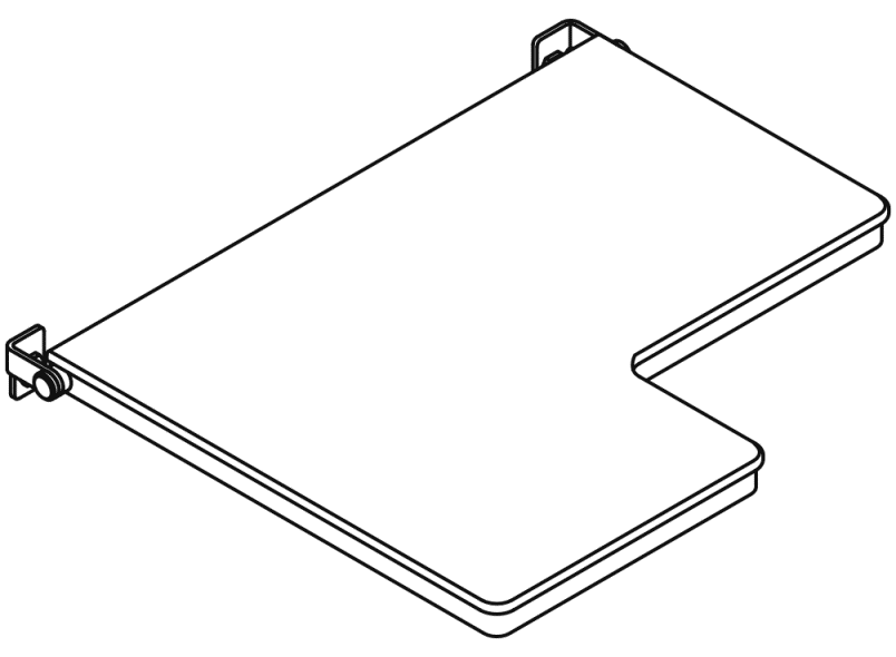 900.51.20740 Сиденье для душа складное Г-образное (ada) HEWI System 900 - Вид №2