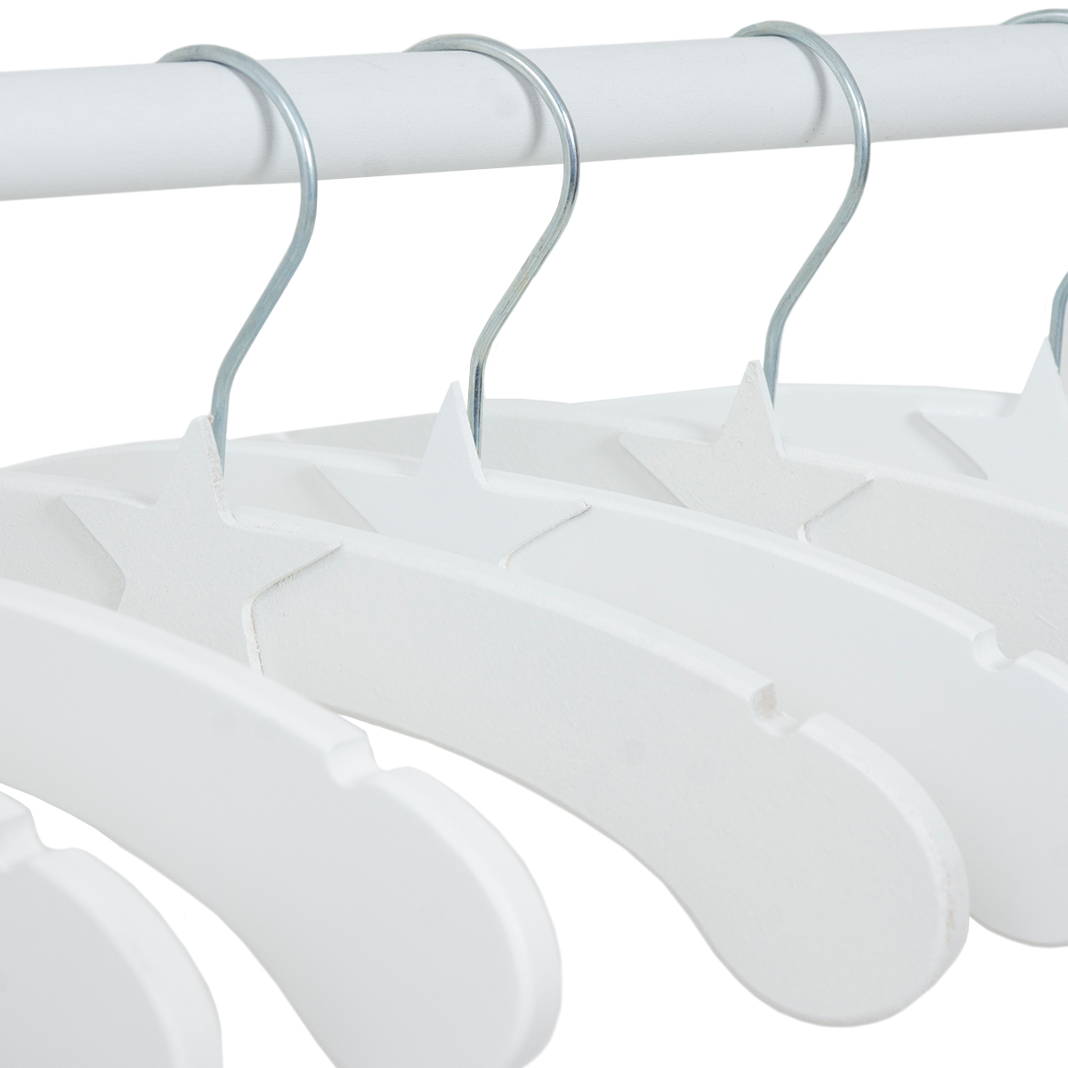 Детская вешалка-плечики, белая со звездочкой VAMVIGVAM  282109 Белый Santreyd  - Вид №5