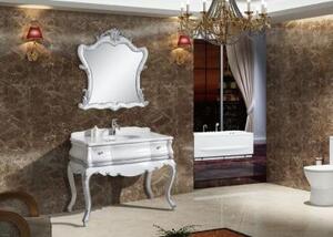 Тумба OREIRO арт. BDF-A3005 Белый с серебром