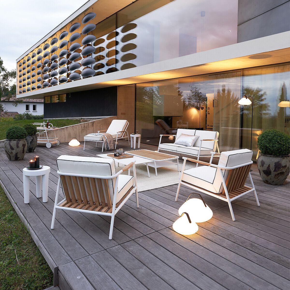 2-местный тканевый съемный садовый диван AMPM Isabbo ARCH-00125004 - Вид №1