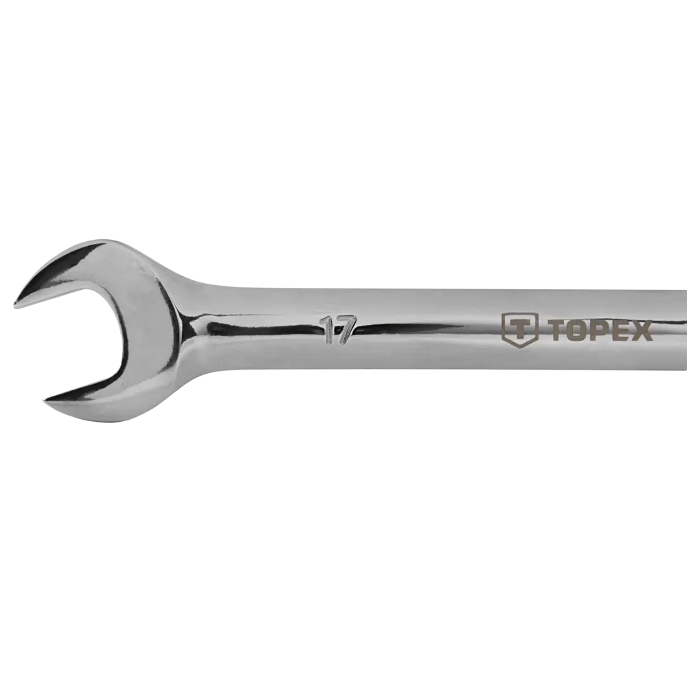 Ключ комбинированный с трещоткой CR-V 17 мм TOPEX STLM-2046081 - Вид №1