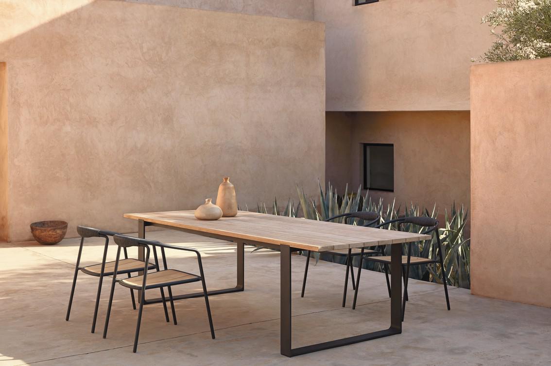 Обеденный стол pwi white f8 270см x 107см Manutti Prato MNST239 - Вид №5