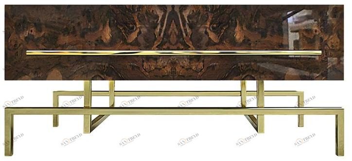 GANSK Прямоугольная тумбочка из шпонированной древесины Pandora G6005