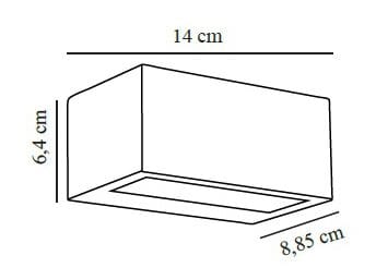 Металлическая наружная настенная лампа Nordlux NENE ARCH-00059097 - Вид №1