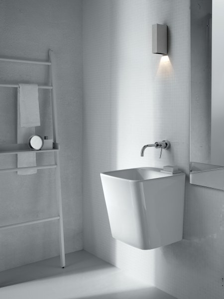 YXJG01 G-FULL раковина подвесная на одно отверстие 400x480 Hatria  - Вид №1