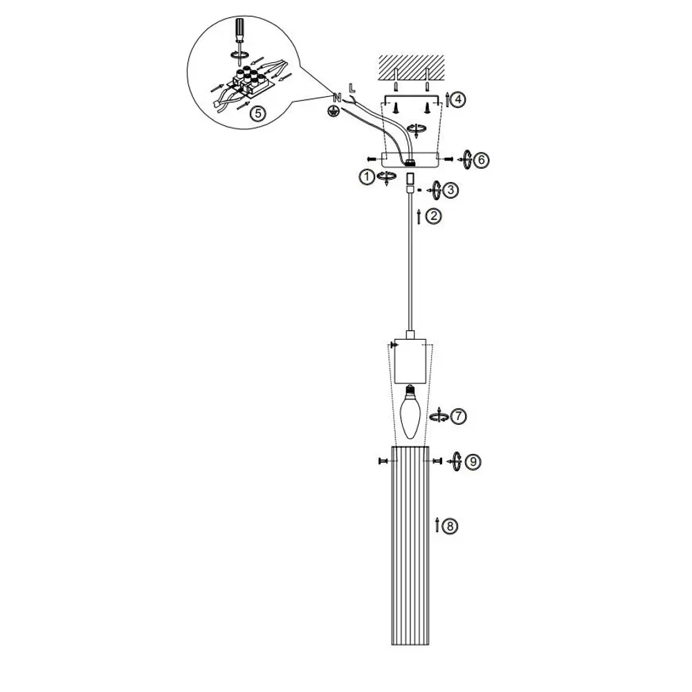 Escada Fluid — подвесная люстра в скандинавском стиле с регулируемой высотой 89432467 STLM-1574831 - Вид №9