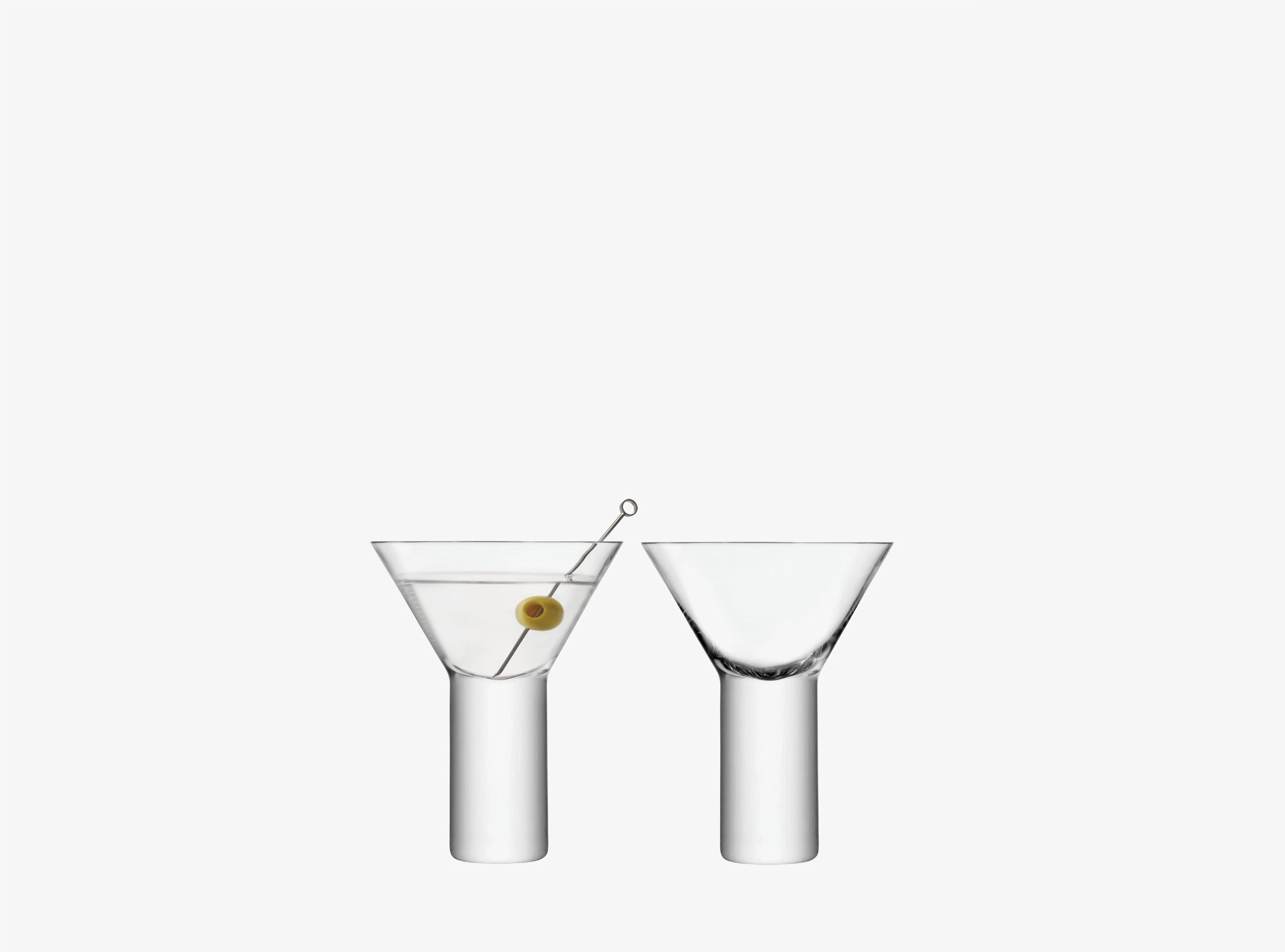 Набор бокалов для коктейлей из дутого стекла - 250 мл LSA Boris ARCH-00080089