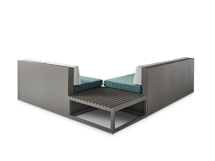 Алюминиевый садовый диван Walters курорт ARCH-00150331 - Вид №1