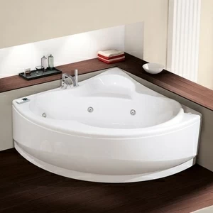 Ванна Plus Novellini UNA с набортным смесителем и боковой панелью