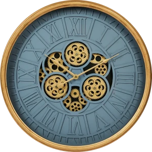 Часы настенные Dream River Шестеренки GH61304 круглые МДФ цвет серый бесшумные ø51.5