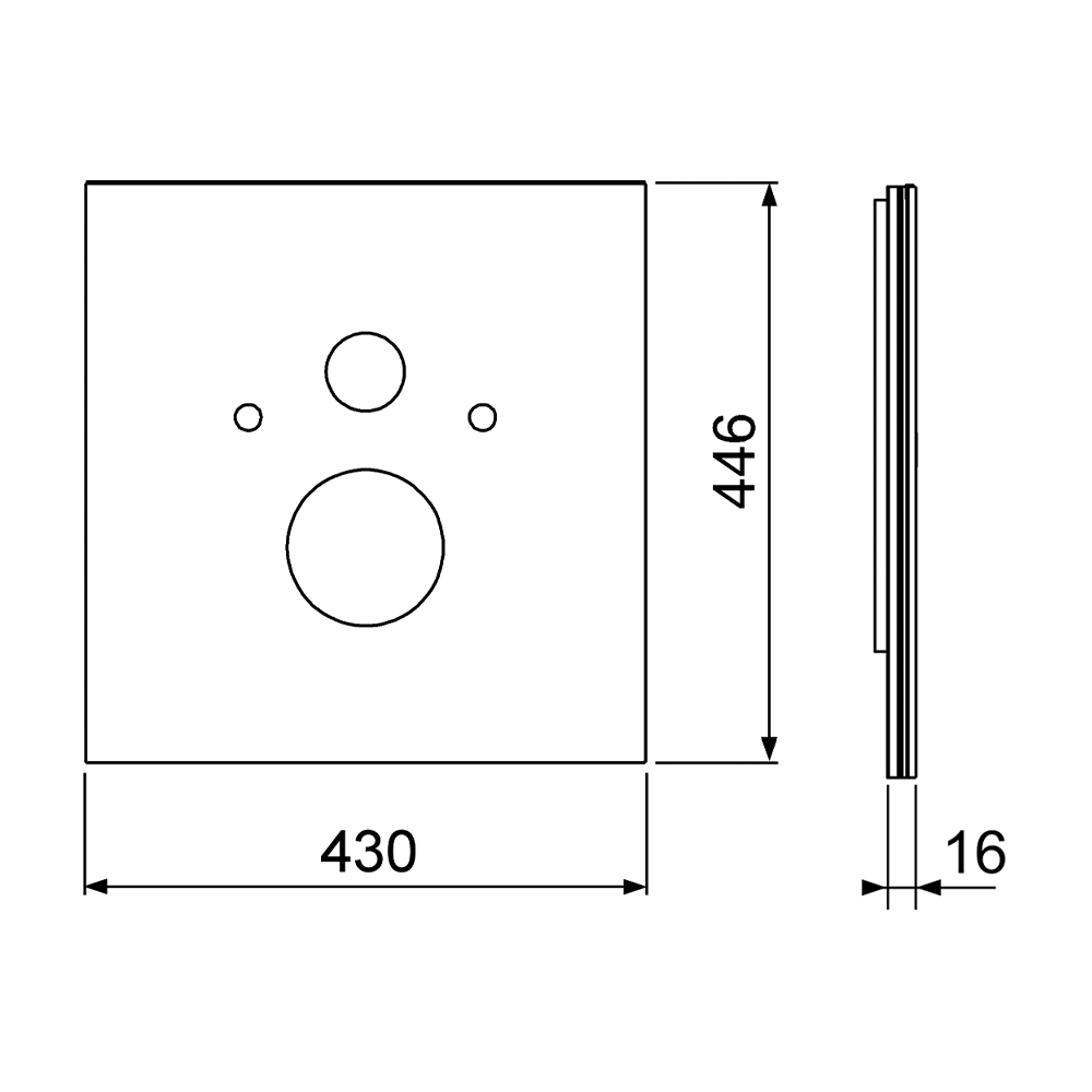 9650104 Стеклянные панели Tece TECElux - Вид №1