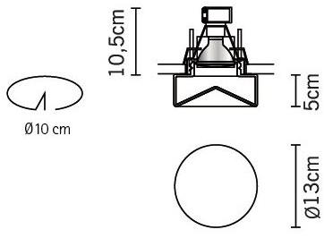 Fabbian Для натяжных потолков Faretti sun-id-1504521 - Вид №2