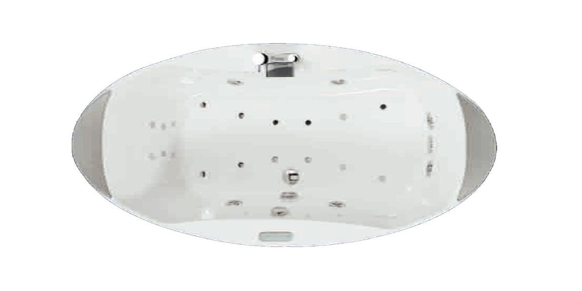 Ванна X1 Plus Novellini SENSE 5 с набортным смесителем и боковыми панелями X1719090RS7A2K - Вид №1